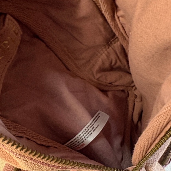 Free People Mauve Canvas Crossbody Sling Bag - Picture 4 of 8